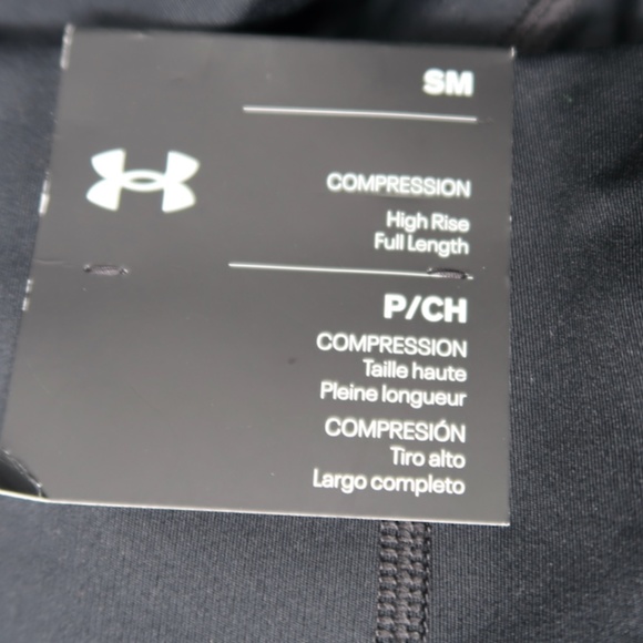 Under Armour ColdGear Rush Jacquard Leggings 1356392 001 Size Small NWT - Picture 7 of 11